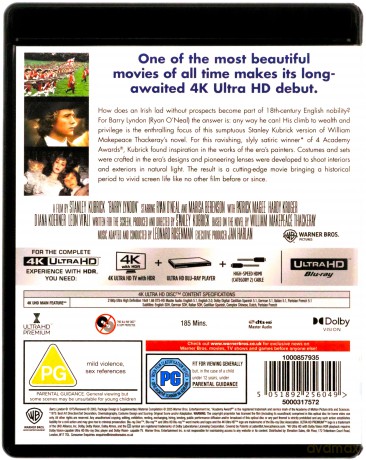 Barry Lyndon [Blu-Ray 4K]