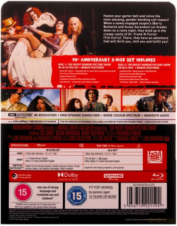 The Rocky Horror Picture Show (steelbook) [Blu-Ray 4K]+[Blu-Ray]