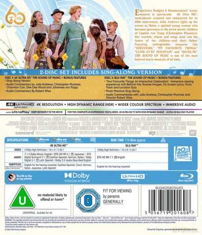The Sound Of Music (Dźwięki muzyki) (steelbook) [Blu-Ray 4K]