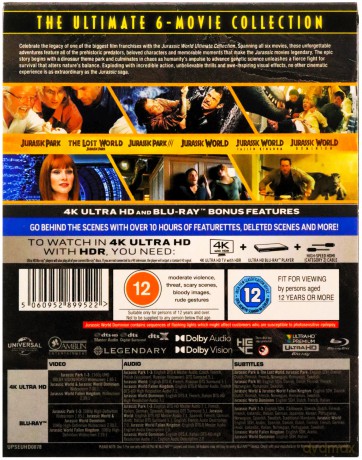 Jurassic World Ultimate Collection [6xBlu-Ray 4K]+[6xBlu-Ray]