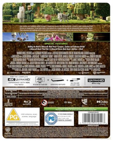 A Minecraft Movie Limited (Minecraft: Film) Collectors Edition (steelbook) [Blu-Ray 4K]+[Blu-ray]