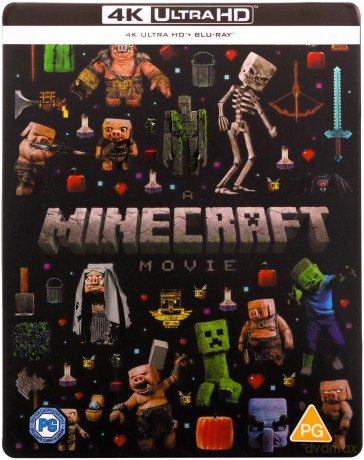 A Minecraft Movie Limited (Minecraft: Film) Collectors Edition (steelbook) [Blu-Ray 4K]+[Blu-ray]