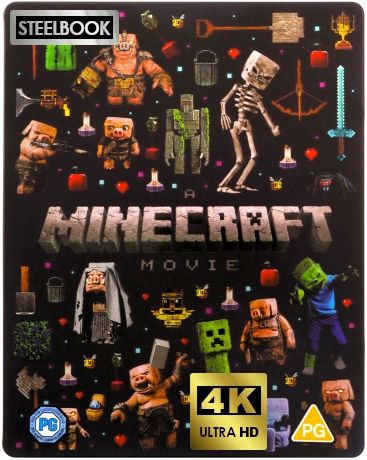 A Minecraft Movie Limited (Minecraft: Film) Collectors Edition (steelbook) [Blu-Ray 4K]+[Blu-ray]