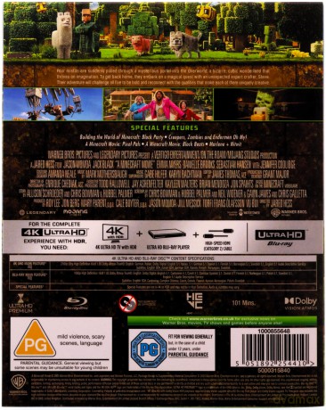 A Minecraft Movie (Minecraft: Film) (Limited) (Night/Day) (steelbook) [Blu-Ray 4K]+[Blu-ray]