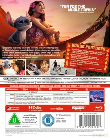 Lilo and Stitch [Blu-Ray 4K]+[Blu-Ray]