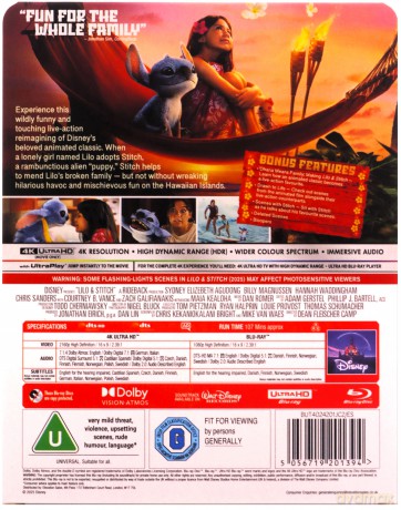 Lilo and Stitch (Limited) (steelbook) [Blu-Ray 4K]+[Blu-Ray]
