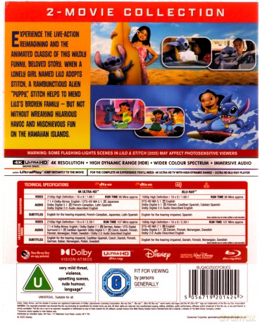 Lilo and Stitch (2002) / Lilo and Stitch [Blu-Ray 4K]+[Blu-Ray]