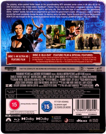 Aeon Flux (Limited) (steelbook) [Blu-Ray 4K] + [Blu-ray]