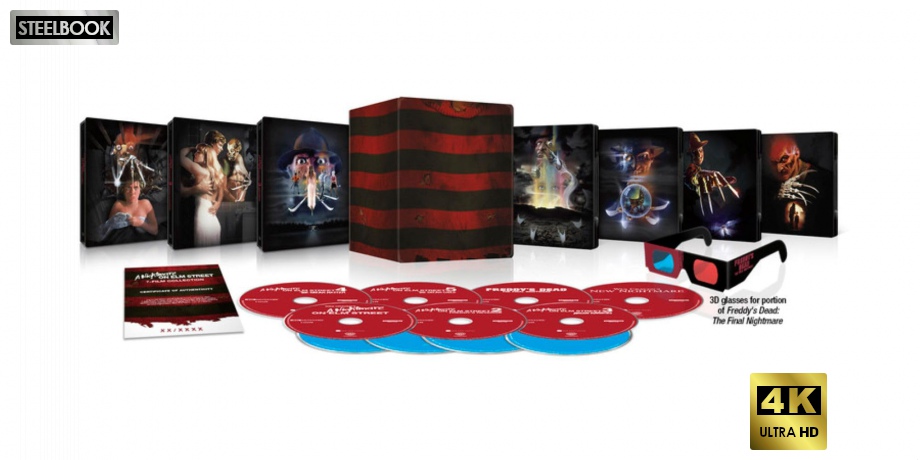 A Nightmare On Elm Street 1 to 7 (Koszmar z ulicy Wiązów) (Limited) (steelbook) [4xBlu-Ray 4K]
