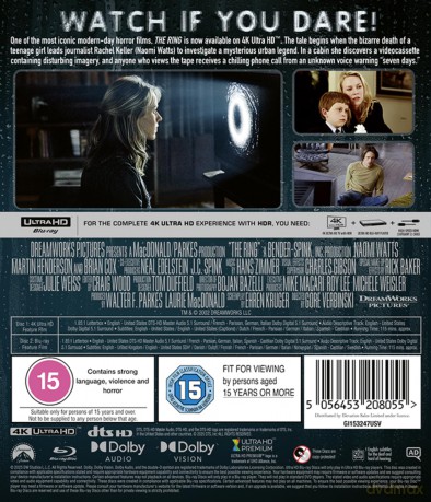 The Ring [Blu-Ray 4K]+[Blu-Ray]