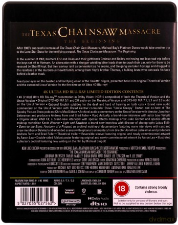 The Texas Chainsaw Massacre - The Beginning (Teksańska masakra piłą mechaniczną: Początek) [Blu-Ray 4K]
