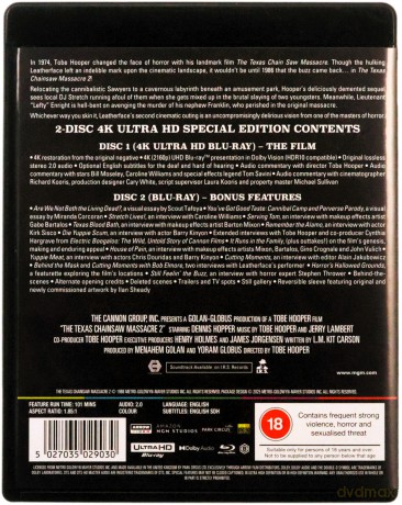 The Texas Chainsaw Massacre 2 (Teksańska masakra piłą mechaniczną 2) [Blu-Ray 4K]+[Blu-Ray]