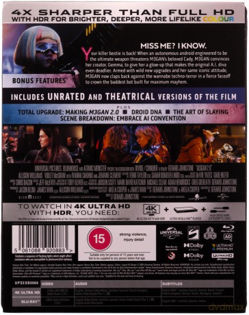 M3gan 2.0 (Limited) (steelbook) [Blu-Ray 4K]+[Blu-Ray]