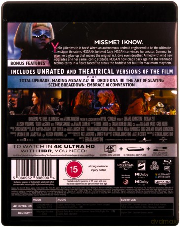 M3gan 2.0 [Blu-Ray 4K]+[Blu-Ray]