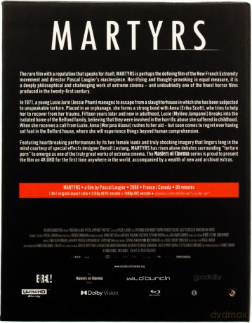 Martyrs (Martyrs: Skazani na strach) Limited [Blu-Ray 4K]+[Blu-Ray]