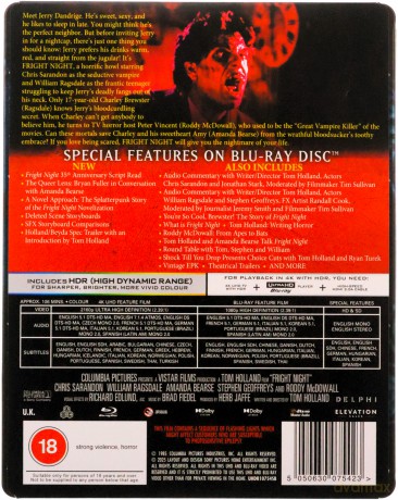 Fright Night (Postrach nocy) Limited (steelbook) [Blu-Ray 4K]+[Blu-Ray]