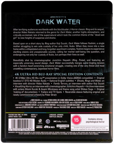 Dark Water [Blu-Ray 4K]