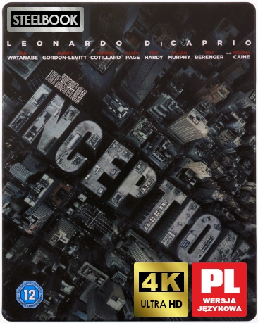 Incepcja (Limited) (steelbook) [Blu-Ray 4K]+[Blu-Ray]
