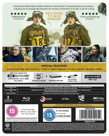 Mickey 17 (Limited) (steelbook) (Kill Marks) [Blu-Ray 4K]