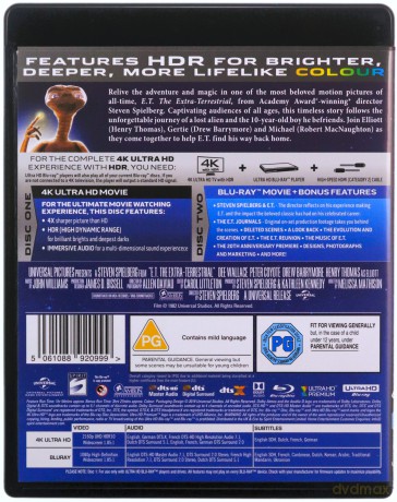 ET - The Extra Terrestrial [Blu-Ray 4K]+[Blu-Ray]