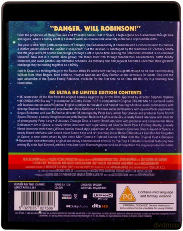Lost In Space (Limited) (Zagubieni w kosmosie) [Blu-Ray 4K]