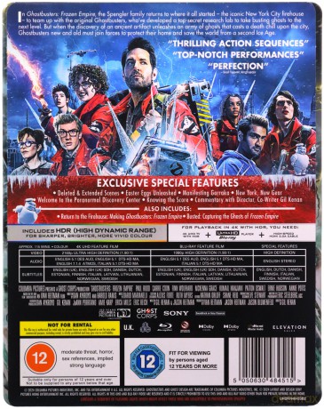 Ghostbusters - Frozen Empire  (Limited) (steelbook) (Pogromcy duchów: Imperium lodu) [Blu-Ray 4K]+[Blu-Ray]