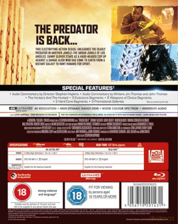 Predator 2 [Blu-Ray 4K]+[Blu-Ray]