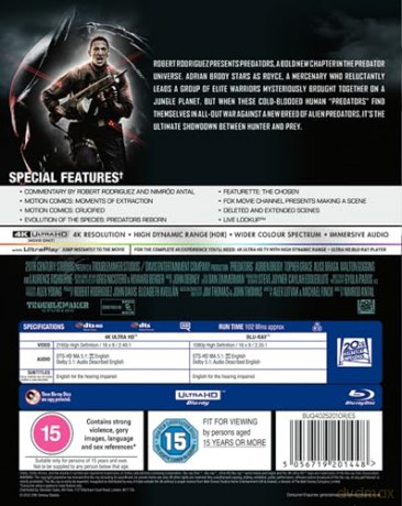 Predators [Blu-Ray 4K]+[Blu-Ray]