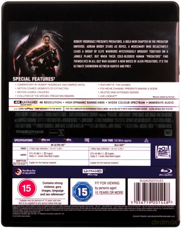 Predators [Blu-Ray 4K]+[Blu-Ray]