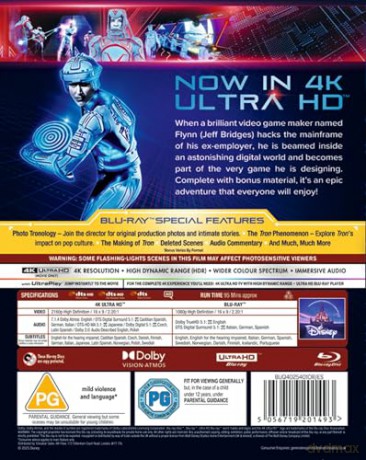Tron (1982) [Blu-Ray 4K]+[Blu-Ray]
