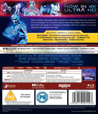 Tron (1982) [Blu-Ray 4K]+[Blu-Ray]