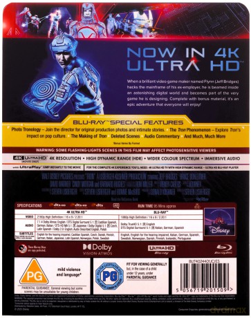 Tron (1982) (Limited) (steelbook) [Blu-Ray 4K]+[Blu-Ray]