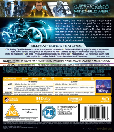 Tron Legacy [Blu-Ray 4K]+[Blu-Ray]