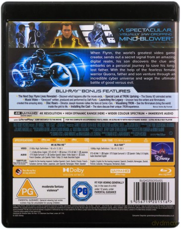 Tron Legacy [Blu-Ray 4K]+[Blu-Ray]