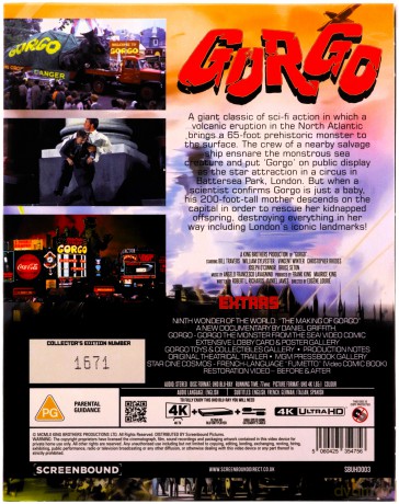 Gorgo (Potwór z otchłani) (Limited) [Blu-Ray 4K]