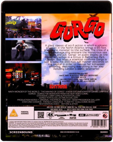 Gorgo (Potwór z otchłani) (Limited) [Blu-Ray 4K]
