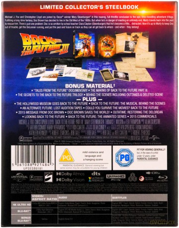 Powrót do przyszłości III (Limited Collectors Edition) (steelbook) [Blu-Ray 4K]+[Bly-Ray]