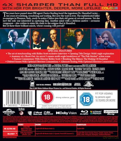 Hannibal [Blu-Ray 4K]+[Blu-Ray]
