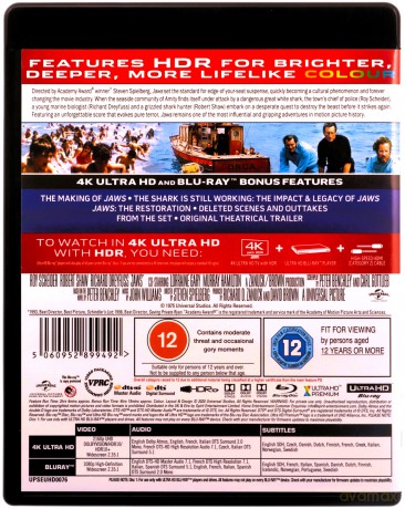 Jaws (Szczęki) [Blu-Ray 4K]