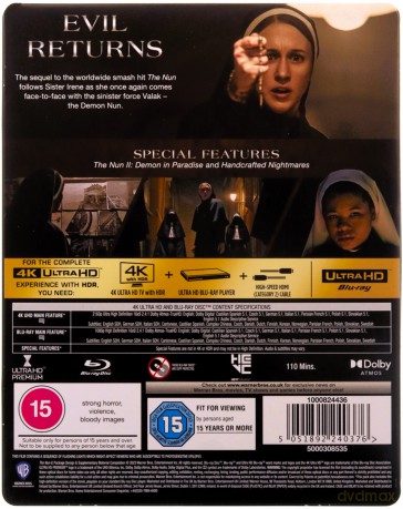 Zakonnica II (steelbook) [Blu-Ray 4K]+[Blu-Ray]