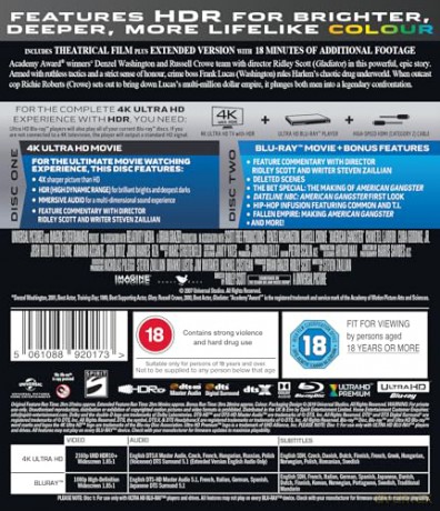 Amerykański gangster [Blu-Ray 4K]+[Blu-Ray]