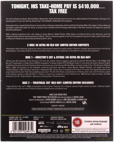 Thief (Złodziej) [Blu-Ray 4K]+[Blu-Ray]