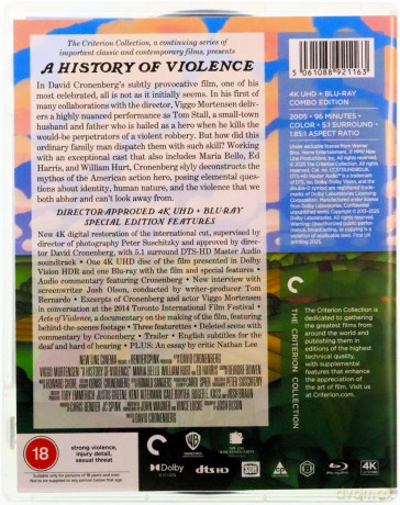 A History Of Violence (Historia przemocy) [Blu-Ray 4K]+[Blu-Ray]