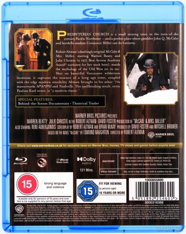 Mccabe and Mrs Miller (McCabe i pani Miller) [Blu-Ray]