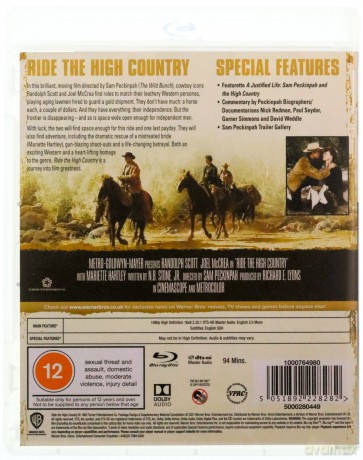 Ride High In The Country (1962) [Blu-Ray]