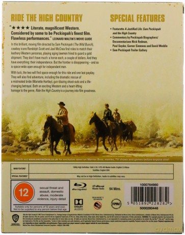 Ride High In The Country (1962) [Blu-Ray]