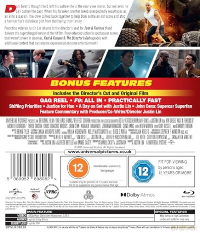 Fast and Furious 9 (Szybcy i wściekli 9) [Blu-Ray]