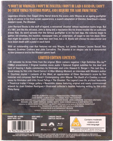 The Shootist (Rewolwerowiec) (Limited) [Blu-Ray]