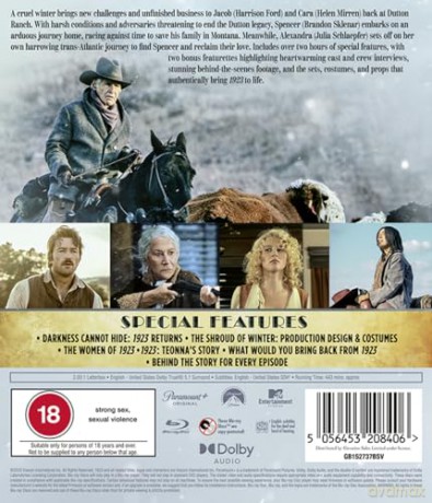 1923 - A Yellowstone Origin Story Season 2 [3XBlu-Ray]