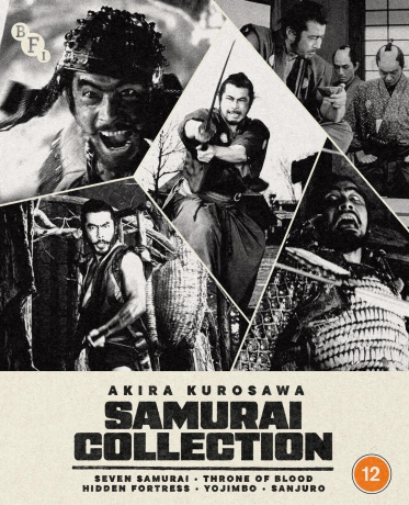Akira Kurosawa - Samurai Collection: Seven Samurai / Throne of Blood / The Hidden Fortress / Yojimbo / Sanjuro [6xBlu-Ray]